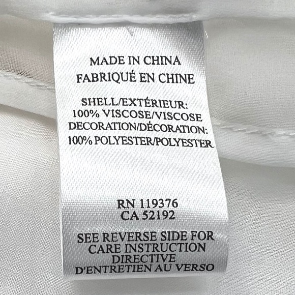 HELMUT LANG WHITE SEMI SHEER OVERSIZED ASYMMETRICAL BOXY CUT BATWING TOP - Picture 11 of 12